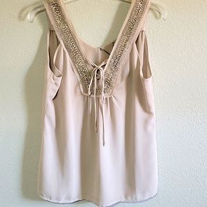 Bling dressy tank top